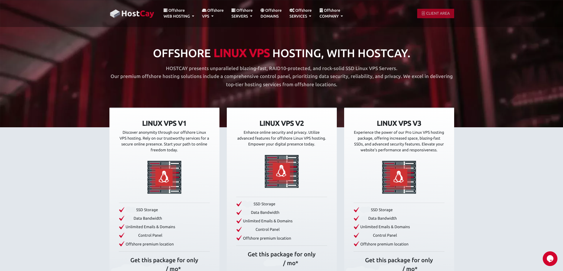 VPS Linux Hosting Cheap Offshore VPS Servers